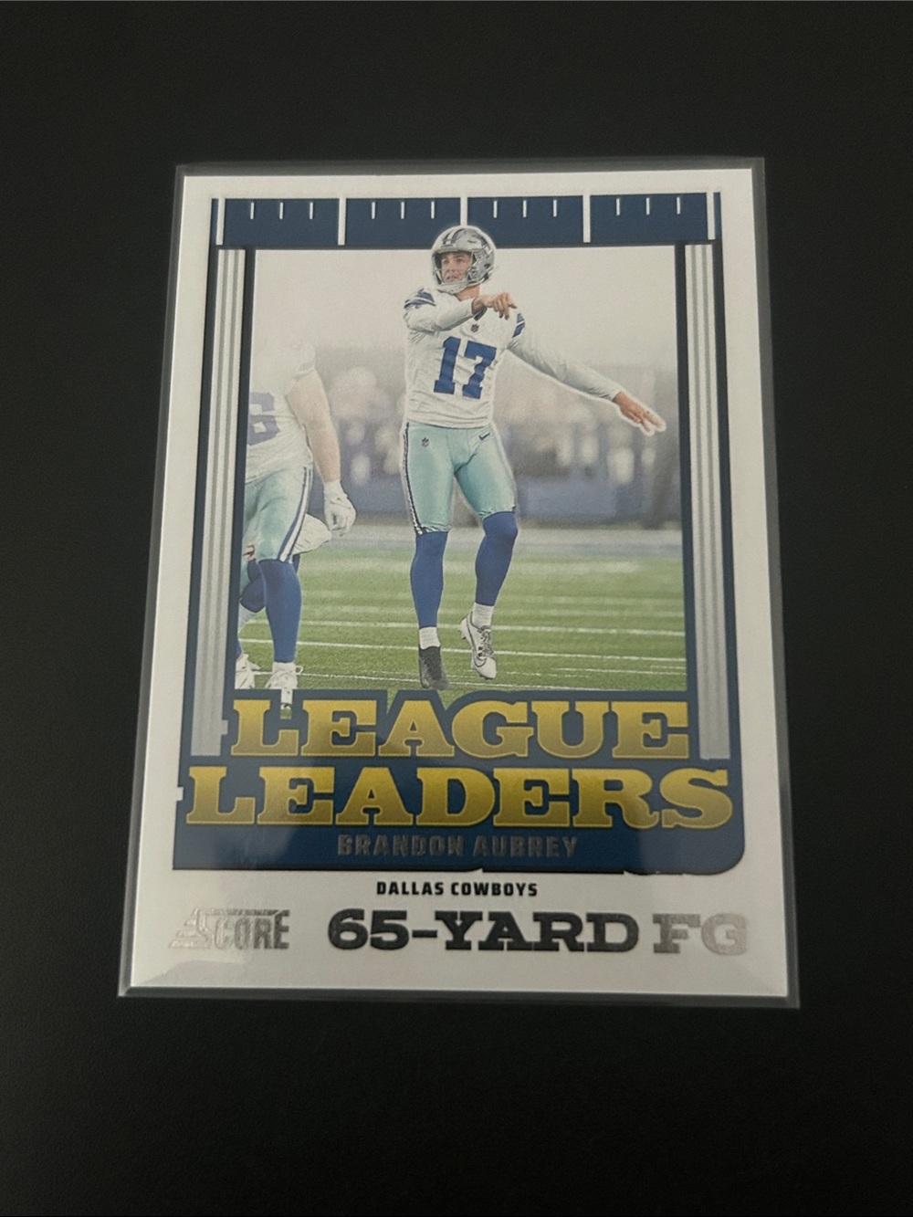 Panini Dallas Cowboys League Leaders Brandon Aubrey Card